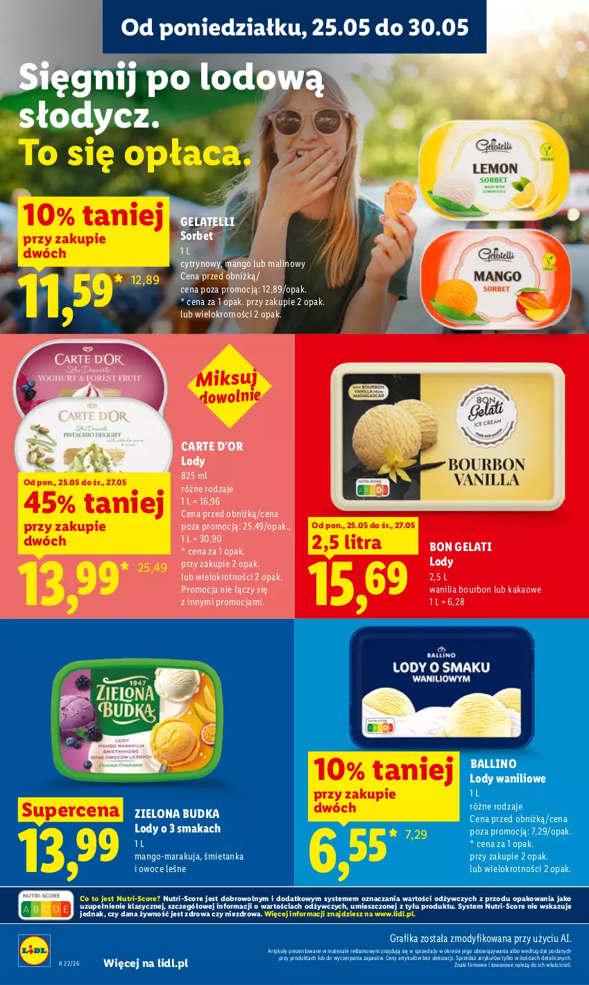 Gazetka promocyjna Lidl - Gazetka ważna od 25.05 do 27.05 - ważna 25.05 do 27.05.2026 - strona 68 - produkty: Bourbon, Gra, Grafika, Kakao, Lody, Mango, Owoce, Zielona Budka