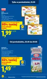 Gazetka promocyjna Lidl - Gazetka ważna od 25.05 do 27.05 - Gazetka - ważna od 27.05 do 27.05.2026 - strona 14 - produkty: Mlekovita, Pilos, Masło, Mleko