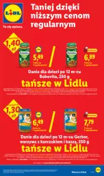 Gazetka promocyjna Lidl - Gazetka ważna od 25.05 do 27.05 - Gazetka - ważna od 27.05 do 27.05.2026 - strona 29 - produkty: Kurczak, Warzywa, Por, Gerber, BoboVita, Spaghetti, Danie dla dzieci, Dzieci
