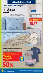 Gazetka promocyjna Lidl - Gazetka ważna od 25.05 do 27.05 - Gazetka - ważna od 27.05 do 27.05.2026 - strona 42 - produkty: Koc, Gra, Ivar, Pościel, Poszewka, Grafika