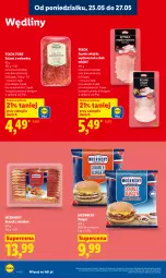 Gazetka promocyjna Lidl - Gazetka ważna od 25.05 do 27.05 - Gazetka - ważna od 27.05 do 27.05.2026 - strona 50 - produkty: Pur, Salami, Szynka, PIKOK, Pieprz, Burger, Boczek