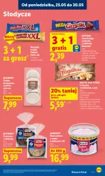 Gazetka promocyjna Lidl - Gazetka ważna od 25.05 do 27.05 - Gazetka - ważna od 27.05 do 27.05.2026 - strona 63 - produkty: Goplana, Ciastka, Ser, Gra, Prince Polo, Croissant, LANA, Wata cukrowa, Grześki, Deser, Kakao