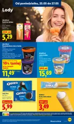 Gazetka promocyjna Lidl - Gazetka ważna od 25.05 do 27.05 - Gazetka - ważna od 27.05 do 27.05.2026 - strona 69 - produkty: Sok, Lody, Masło, Mango, Oreo, Brownie, Masło orzechowe