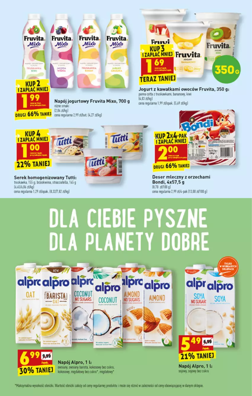 Gazetka promocyjna Biedronka - W tym tygodniu - ważna 22.11 do 27.11.2021 - strona 25 - produkty: Alpro, Deser, Deser mleczny, Jogurt, Kawa, Kiwi, Koc, Kokos, Napój, Napój jogurtowy, Ser, Serek, Serek homogenizowany, Sok, Tera