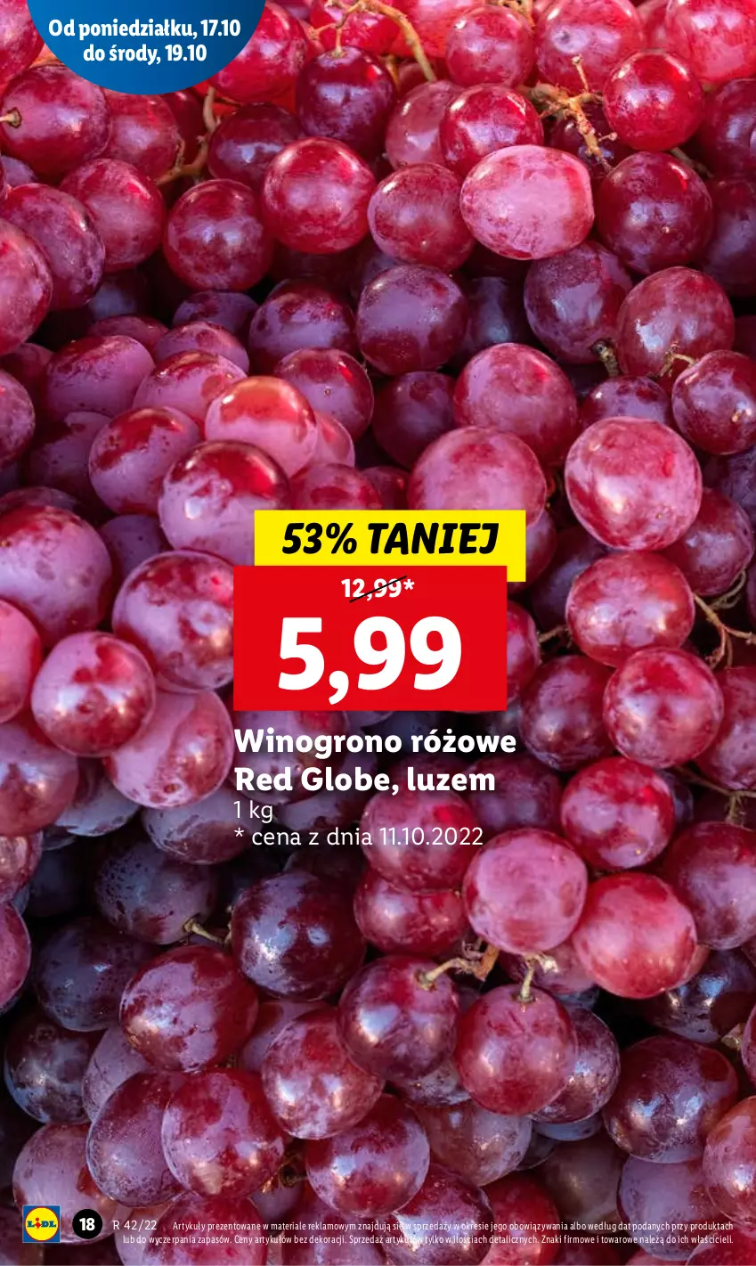 Gazetka promocyjna Lidl - GAZETKA - ważna 17.10 do 19.10.2022 - strona 18 - produkty: Wino