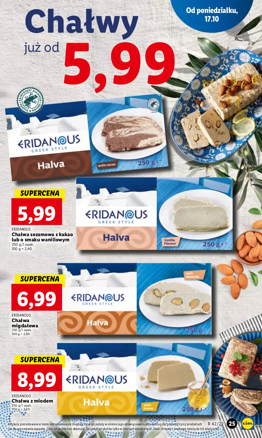 Gazetka promocyjna Lidl - GAZETKA - ważna 17.10 do 19.10.2022 - strona 27 - produkty: Chałwa, Kakao, Sezam