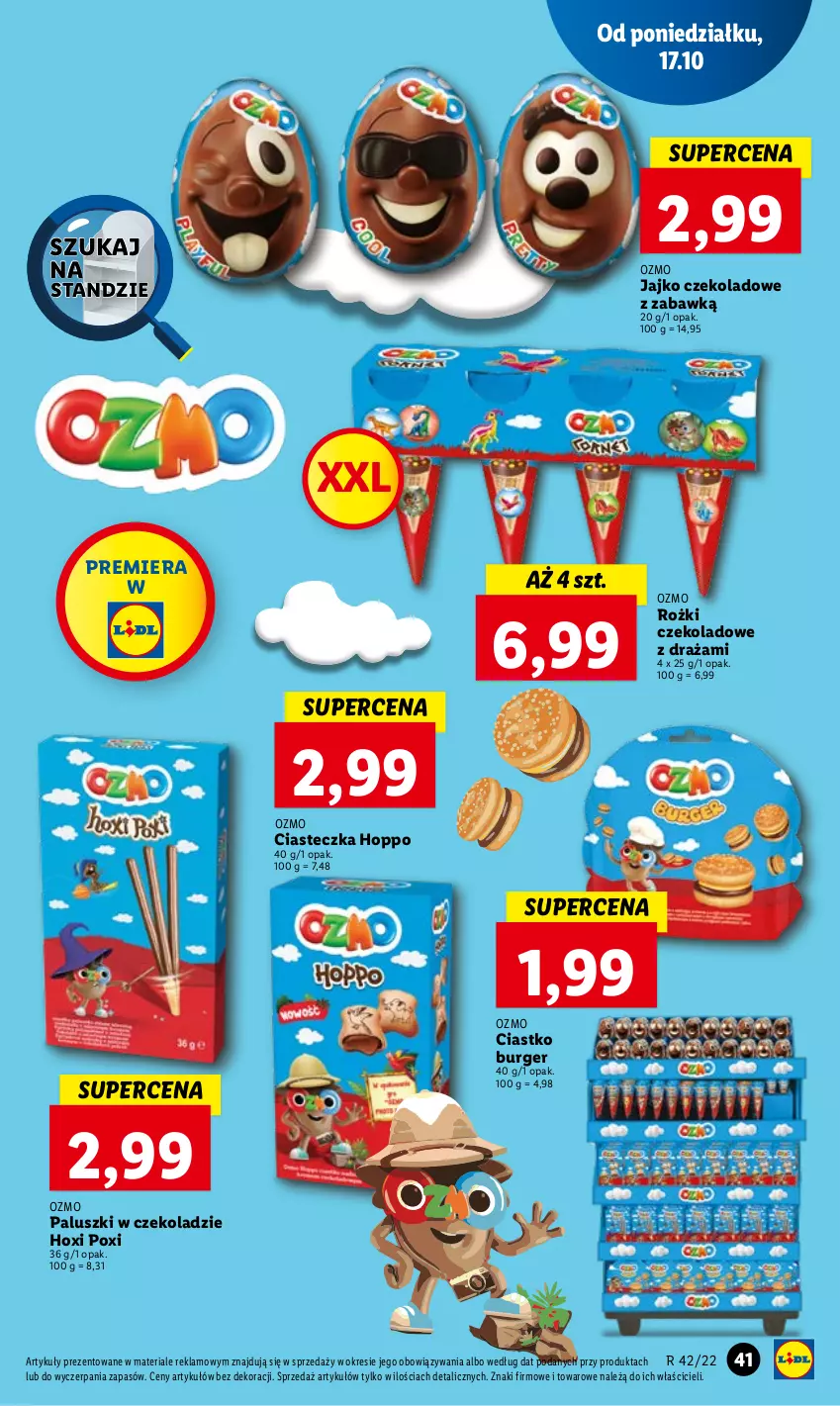 Gazetka promocyjna Lidl - GAZETKA - ważna 17.10 do 19.10.2022 - strona 43 - produkty: Burger