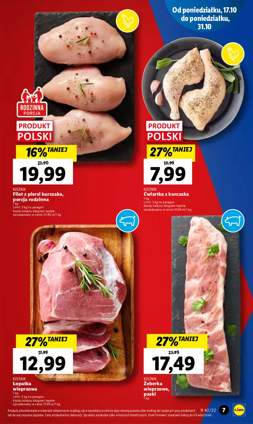 Gazetka promocyjna Lidl - GAZETKA - ważna 17.10 do 19.10.2022 - strona 7 - produkty: Filet z piersi kurczaka, Gra, Kurczak, Olej, Por