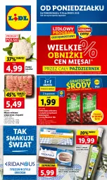 Gazetka promocyjna Lidl - GAZETKA - Gazetka - ważna od 19.10 do 19.10.2022 - strona 1 - produkty: Kalafior, Mięso mielone, Gra, Chałwa, Kret, Sezam, Czekolada mleczna, Czekolada, Oliwa z oliwek, Kakao, Mięso, Oliwa