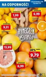 Gazetka promocyjna Lidl - GAZETKA - Gazetka - ważna od 19.10 do 19.10.2022 - strona 19 - produkty: Ser, Por, Cytryny, Pomarańcze, Pomelo, Deser, Grejpfrut, Imbir