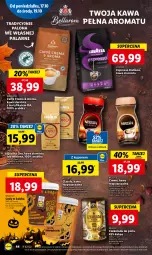 Gazetka promocyjna Lidl - GAZETKA - Gazetka - ważna od 19.10 do 19.10.2022 - strona 46 - produkty: Nescafé, Kawa rozpuszczalna, Kawa ziarnista, Bell, Kawa, Lody, Czekolada, Lavazza, Bella, Kakao