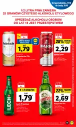 Gazetka promocyjna Lidl - GAZETKA - Gazetka - ważna od 19.10 do 19.10.2022 - strona 51 - produkty: Piwa, NBA, Gra, Namysłów, Warka, Lech Premium