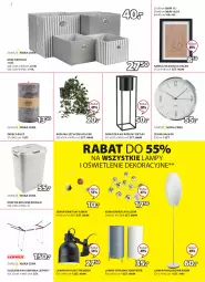 Gazetka promocyjna Jysk - Oferta tygodnia - Gazetka - ważna od 09.01 do 09.01.2022 - strona 3 - produkty: Ubrania, Kosz na bieliznę, Kosz, Ramka, Doniczka na rośliny, Zegar, Lampa podłogowa, Roślina sztuczna, Suszarka, Lampa, Lampa stołowa