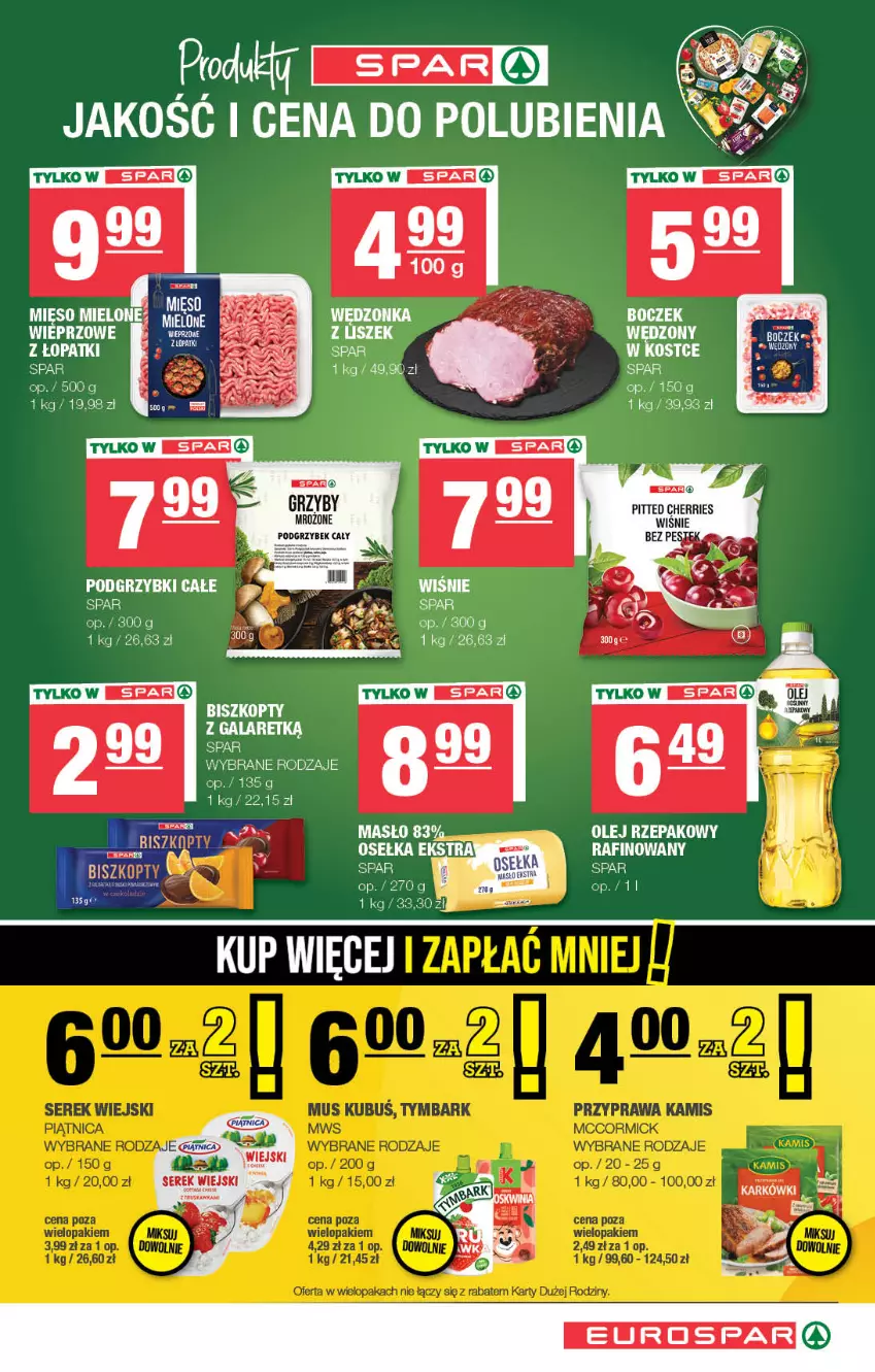 Gazetka promocyjna Spar - EuroSpar - ważna 01.12 do 11.12.2025 - strona 11 - produkty: Biszkopty, Boczek, Gala, Gra, Grzyby, Masło, Mięso, Olej, Olej rzepakowy, Podgrzybki, Ser, Serek, Serek wiejski