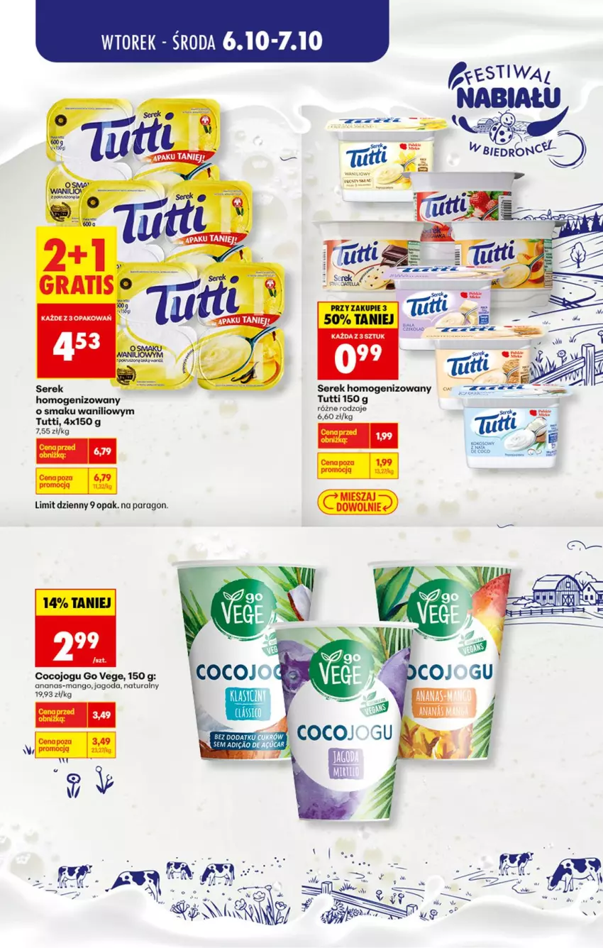 Gazetka promocyjna Biedronka - Gazetka - ważna 06.10 do 13.10.2026 - strona 2 - produkty: Ananas, Fa, Mango, Ser, Serek, Serek homogenizowany