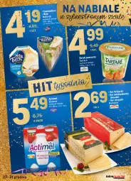 Gazetka promocyjna Intermarche - Gazetka promocyjna - Gazetka - ważna od 31.12 do 31.12.2021 - strona 19 - produkty: Ser, Danone, Brie, Szal, Actimel, Tarta, Serek, Camembert, NaTurek, Tartare