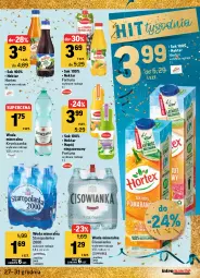 Gazetka promocyjna Intermarche - Gazetka promocyjna - Gazetka - ważna od 31.12 do 31.12.2021 - strona 27 - produkty: Sok, Fortuna, Woda mineralna, Napój niegazowany, Staropolanka, Woda, Napój, Cisowianka, Nektar, Hortex