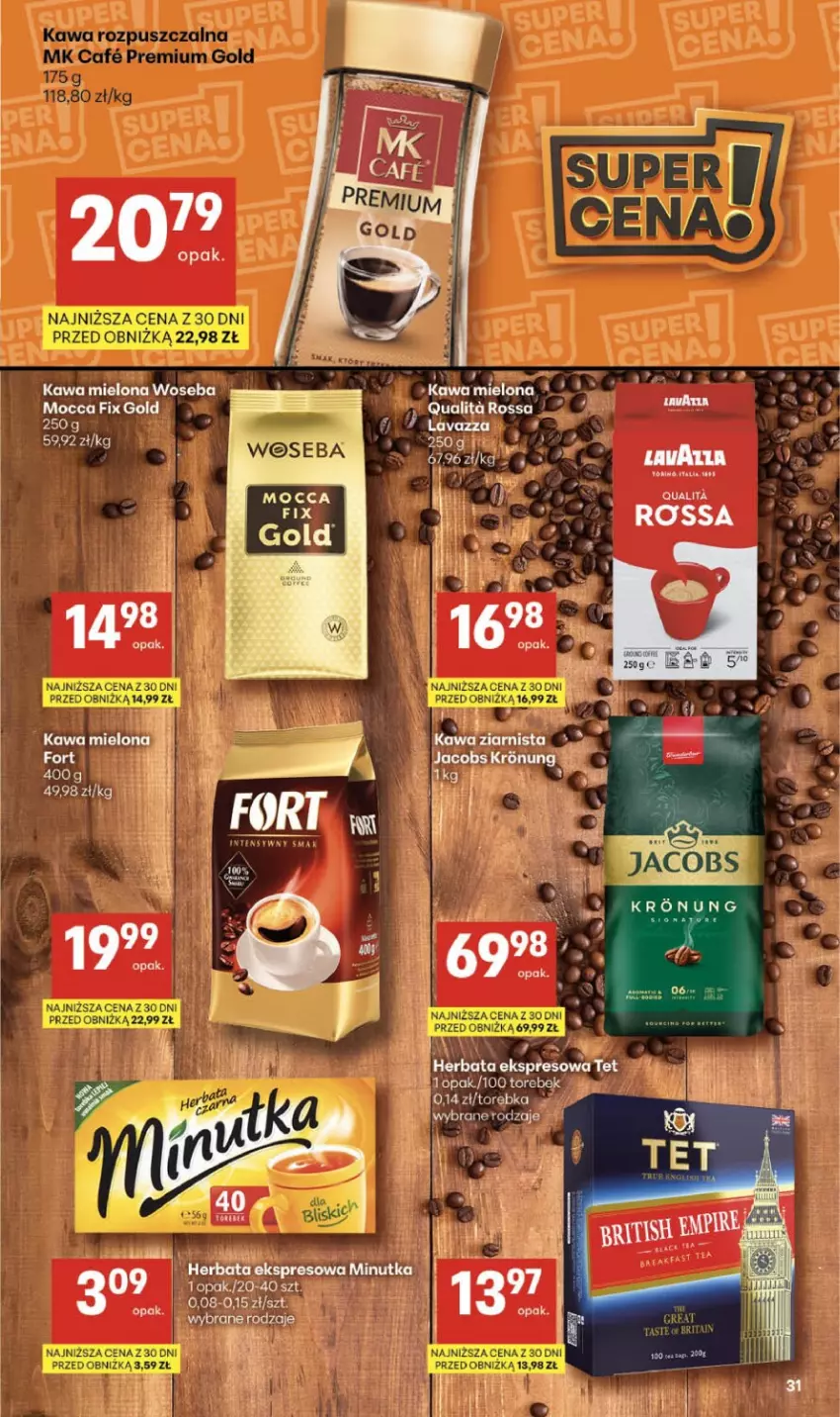 Gazetka promocyjna Delikatesy Centrum - Franczyza DC07 Czwartek - ważna 12.02 do 18.02.2026 - strona 31 - produkty: Fa, Jacobs, Kawa, Kawa mielona, Lavazza, Mocca Fix Gold, Torebka, Woseba