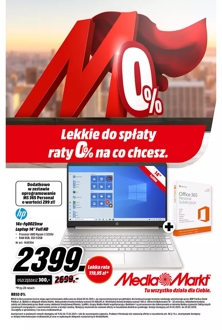 Gazetka promocyjna Media Markt - ważna 11.02 do 17.02.2021 - strona 1