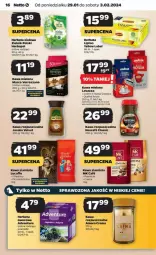 Gazetka promocyjna Netto - Gazetka - ważna od 03.02 do 03.02.2024 - strona 8 - produkty: Kawa rozpuszczalna, Gra, Kawa ziarnista, Kawa mielona, Kawa, Velvet, Lipton, Jacobs Velvet, Lavazza, Jacobs, Herbata, Herbapol