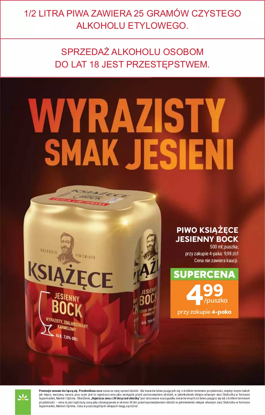 Gazetka promocyjna Stokrotka - Supermarket - ważna 15.10 do 21.10.2026 - strona 34 - produkty: Gra, Książęce, Mięso, Optima, Owoce, Piwa, Piwo, Warzywa