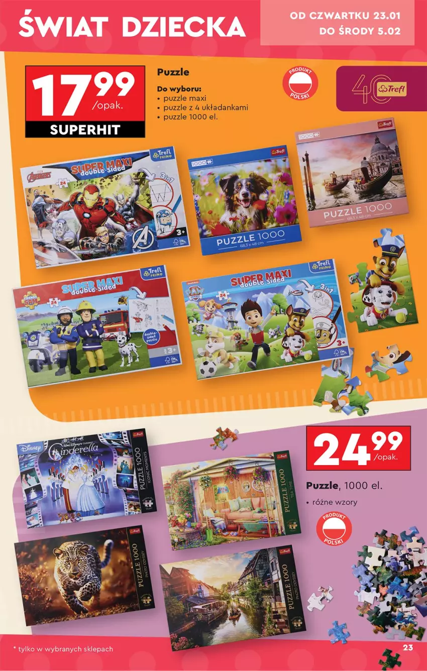 Gazetka promocyjna Biedronka - Okazje Tygodnia - ważna 20.01 do 01.02.2025 - strona 25 - produkty: Puzzle, Układanka