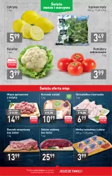 Gazetka promocyjna Stokrotka - Market - Gazetka - ważna od 09.06 do 09.06.2021 - strona 3 - produkty: Kurczak, Kalafior, Cytryny, Skrzydełka z kurczaka, Udziec wołowy, Boczek, Pomidory, Mięso, Boczek wieprzowy, Szpinak