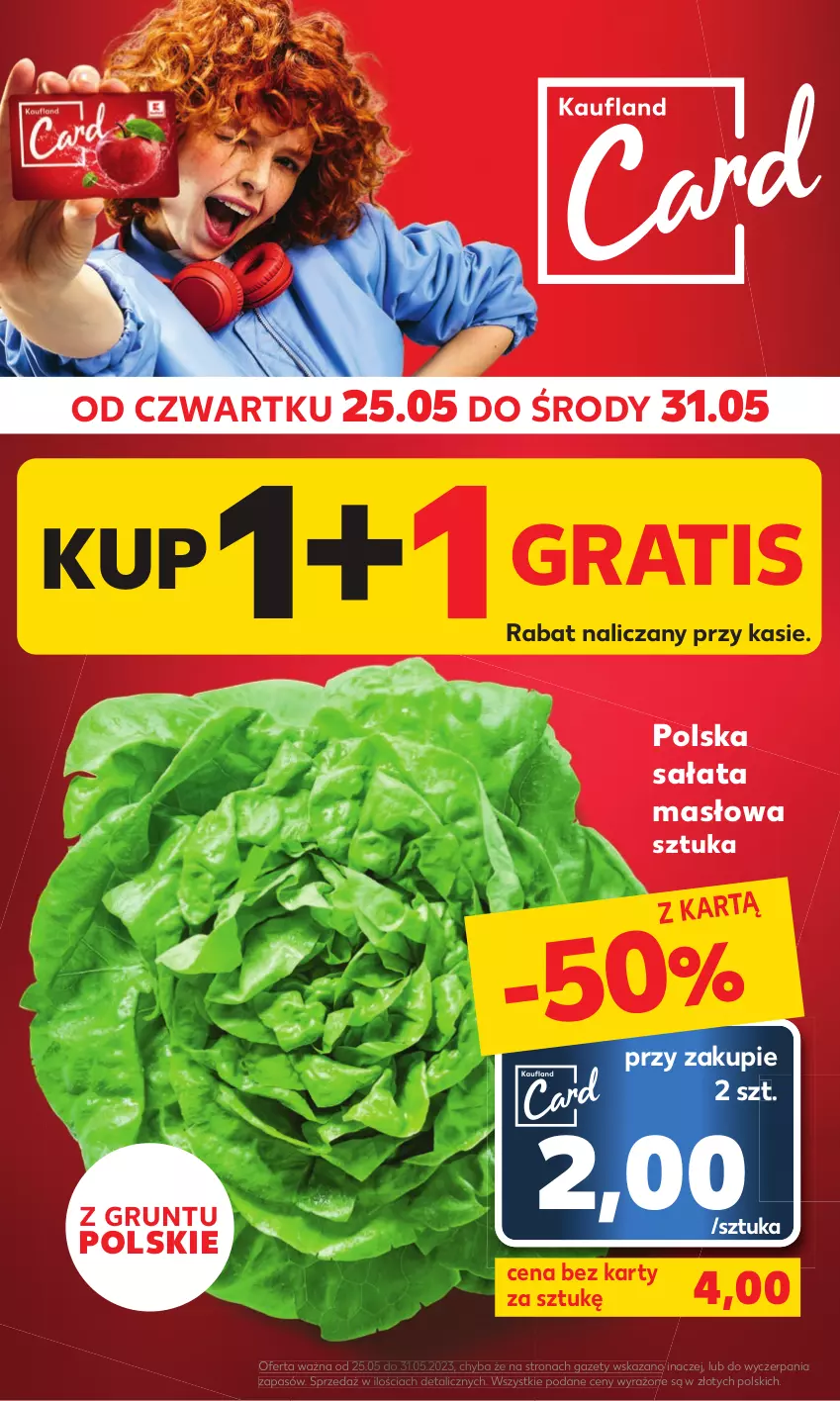 Gazetka promocyjna Kaufland - Mocny Start - ważna 29.05 do 31.05.2023 - strona 2 - produkty: Gra, Grunt, Masło, Sałat, Sałata masłowa