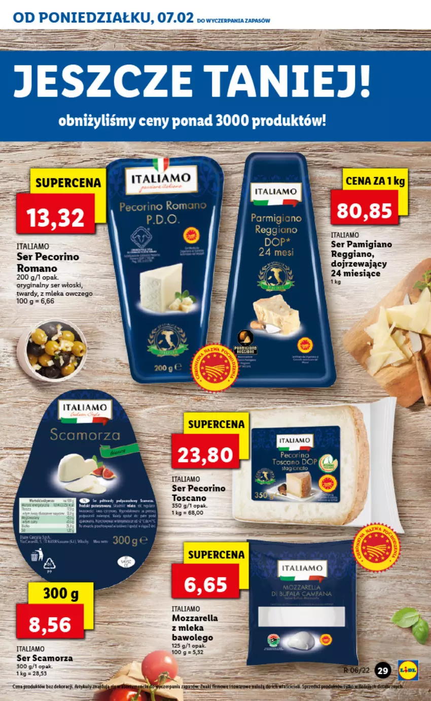 Gazetka promocyjna Lidl - GAZETKA - ważna 07.02 do 09.02.2022 - strona 29 - produkty: Gin, LEGO, Mozzarella, Pecorino, Ser