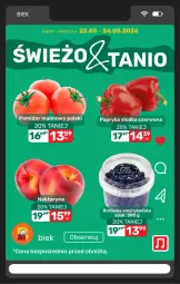 Gazetka promocyjna Biedronka - Gazetka - Gazetka - ważna od 29.05 do 29.05.2026 - strona 6 - produkty: Borówka, Borówka amerykańska, Pomidor malinowy, Nektar