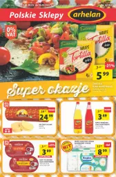 Gazetka promocyjna Arhelan - Gazetka - Gazetka - ważna od 05.03 do 05.03.2022 - strona 1 - produkty: Ser, Rum, Gin, Salami, Papier, Tortilla, Papier toaletowy, Oranżada, Hellena, Napój