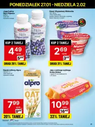 Gazetka promocyjna Delikatesy Centrum - NOWA GAZETKA Delikatesy Centrum od 27 stycznia! 27.01-2.02.2025 - Gazetka - ważna od 02.02 do 02.02.2025 - strona 21 - produkty: Deser mleczny, Ser, Ryż, Rum, Piątnica, Jaja, Jogurt, Napój roślinny, Deser, Alpro, Napój, Jogurt pitny, Jaja z wolnego wybiegu