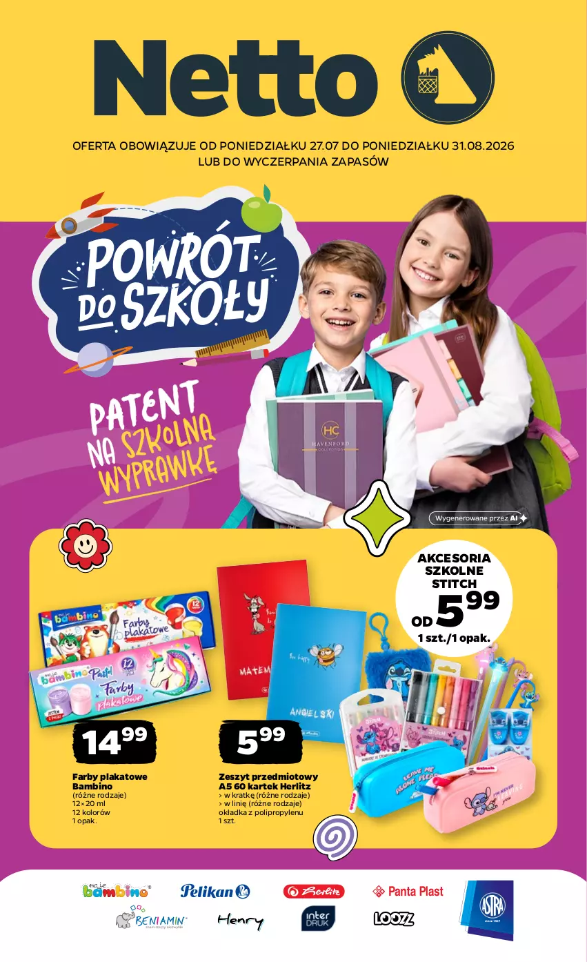 Gazetka promocyjna Netto - Katalog BTS_2026 - ważna 27.07 do 31.08.2026 - strona 1 - produkty: Fa