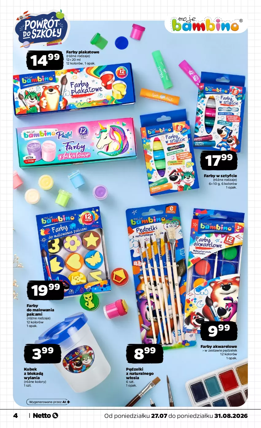 Gazetka promocyjna Netto - Katalog BTS_2026 - ważna 27.07 do 31.08.2026 - strona 4 - produkty: Fa, Kubek