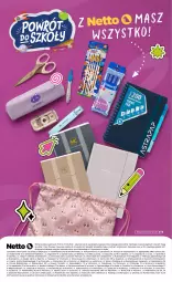 Gazetka promocyjna Netto - Katalog BTS_2026 - Gazetka - ważna od 31.08 do 31.08.2026 - strona 28 - produkty: Piec, Kujawski, Top, Sok, Noż, Gry, Nożyczki, Papier, Flamastry, Karp, Podlaski, Półka, Stock, Dzieci, Wino, Fa
