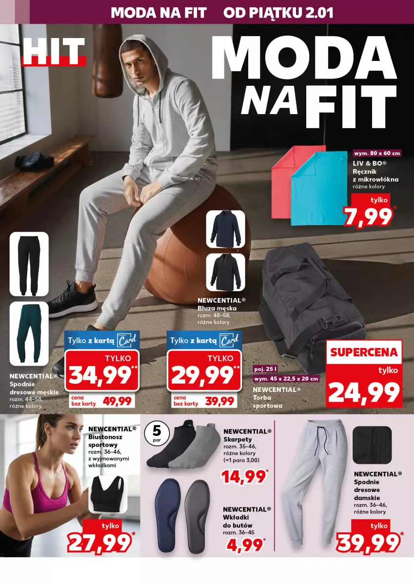 Gazetka promocyjna Kaufland - Kaufland - ważna 02.01 do 07.01.2026 - strona 10 - produkty: Biustonosz, Dres, Karp, Moda, Por, Ręcznik, Spodnie, Spodnie dresowe, Sport, Wkładki