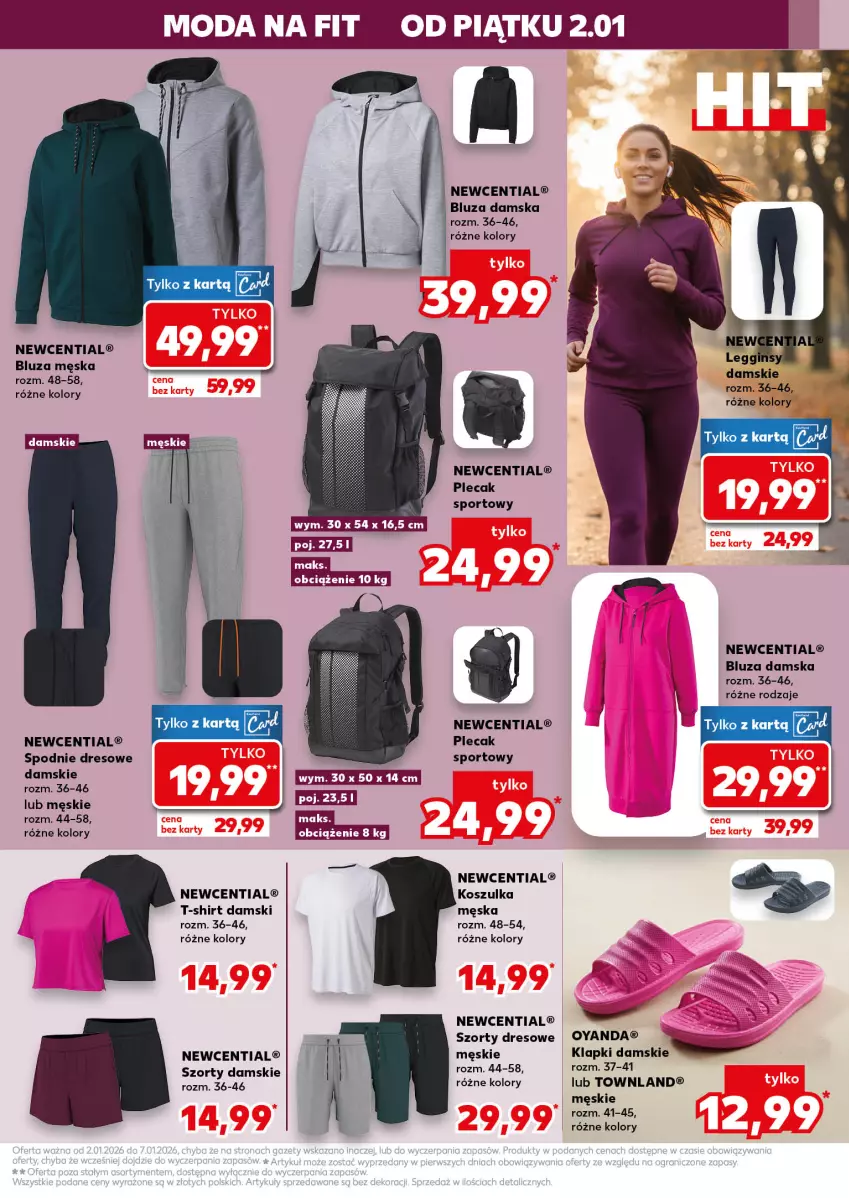 Gazetka promocyjna Kaufland - Kaufland - ważna 02.01 do 07.01.2026 - strona 11 - produkty: Bluza, Dres, Klapki, Kosz, Koszulka, Moda, Plecak, Por, Spodnie, Spodnie dresowe, Sport, Szorty, T-shirt