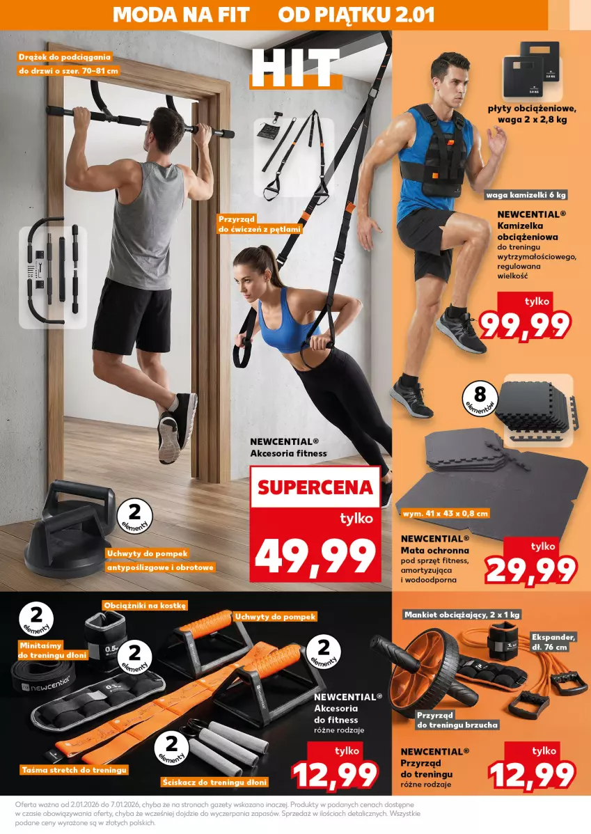 Gazetka promocyjna Kaufland - Kaufland - ważna 02.01 do 07.01.2026 - strona 9 - produkty: Drążek do podciągania, Drzwi, Ekspander, LG, Moda, Waga