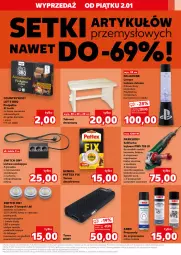 Gazetka promocyjna Kaufland - Kaufland - Gazetka - ważna od 07.01 do 07.01.2026 - strona 5 - produkty: Piec, Parkside, Top, Inka, Szlifierka kątowa, Klej, Silan, Lampa LED, Kontroler, Taboret, PlayStation, Szlifierka, Grill, Lampa, Podkład, Listwa