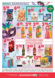 Gazetka promocyjna Spar - EuroSpar - Gazetka - ważna od 11.01 do 11.01.2024 - strona 8 - produkty: Piwo, Sok, Rum, Gra, Orzeszki, Kasztelan, Chipsy, Kosz, Coca-Cola, Chrupki, Warka, Desperados, Carlsberg, Tymbark, Dzieci, Orzeszki ziemne, Kozel, Hortex, LG, Fa, Oliwa