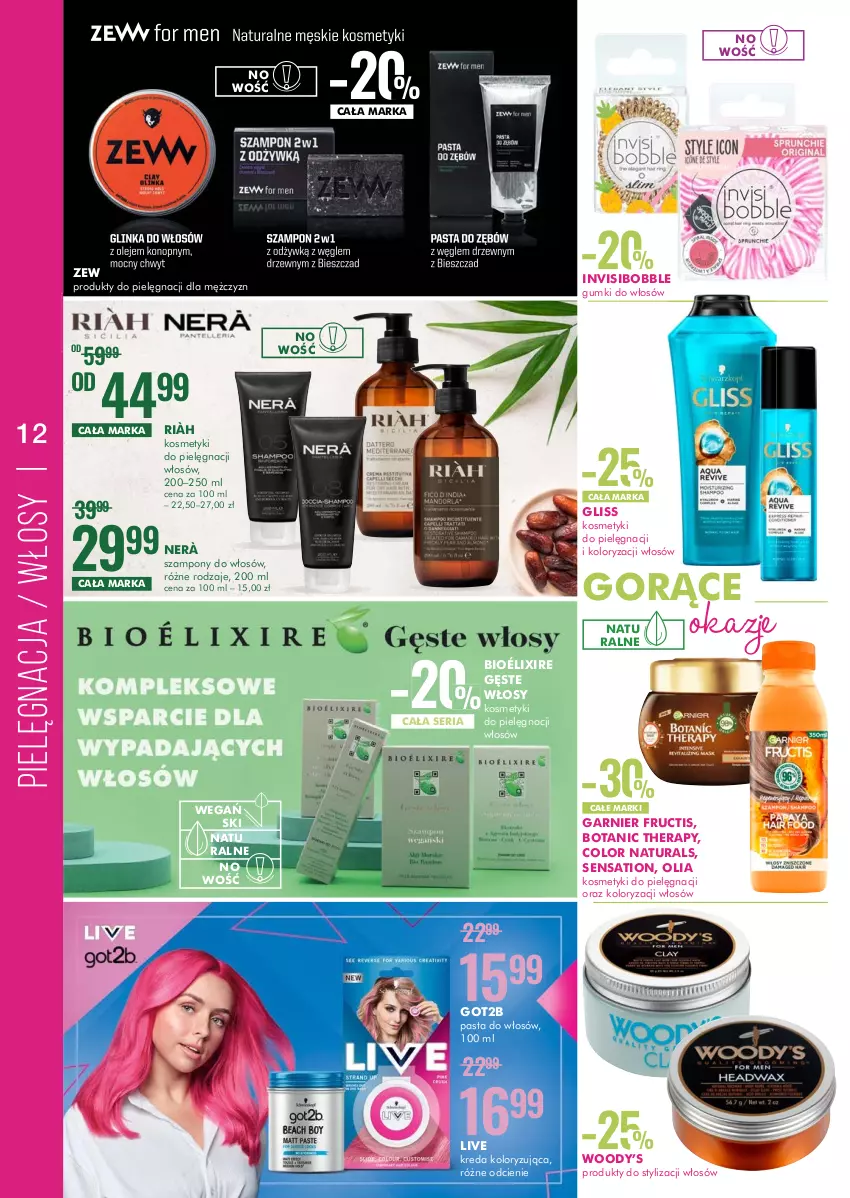 Gazetka promocyjna Super Pharm - Gazetka - ważna 23.06 do 06.07.2022 - strona 12 - produkty: Fructis, Garnier, Got2b, Kosmetyki do pielęgnacji, Sati, Ser, Szampon