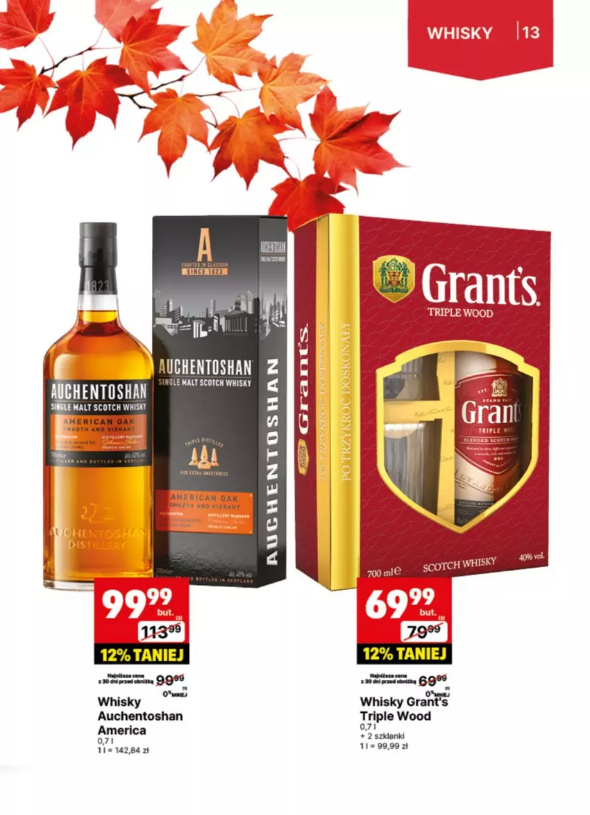 Gazetka promocyjna Delikatesy Centrum - DeliBarek DC45-DC46 - ważna 04.11 do 17.11.2024 - strona 13 - produkty: Gra, Lanki, Whisky