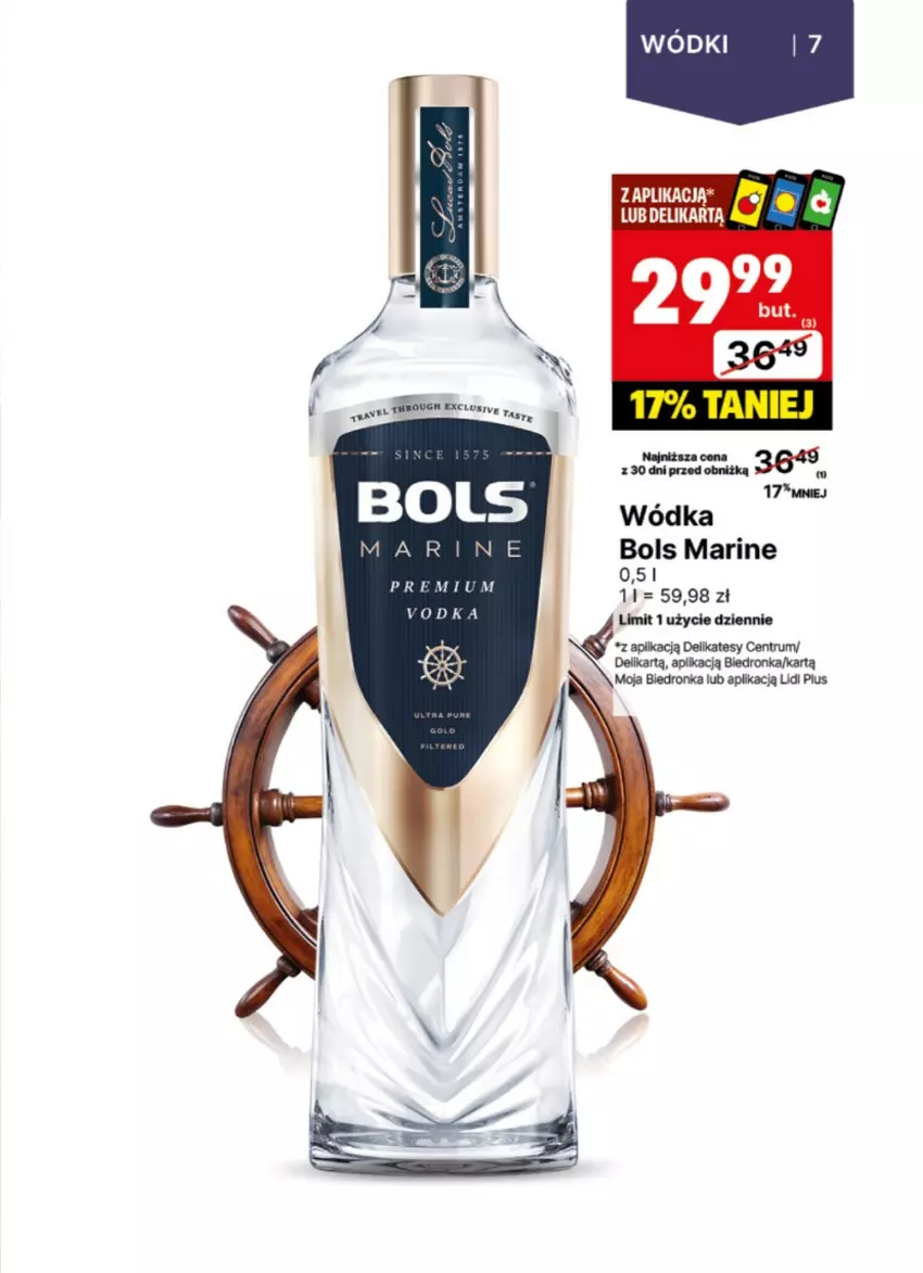 Gazetka promocyjna Delikatesy Centrum - DeliBarek DC45-DC46 - ważna 04.11 do 17.11.2024 - strona 7 - produkty: Bols, Rum, Wódka