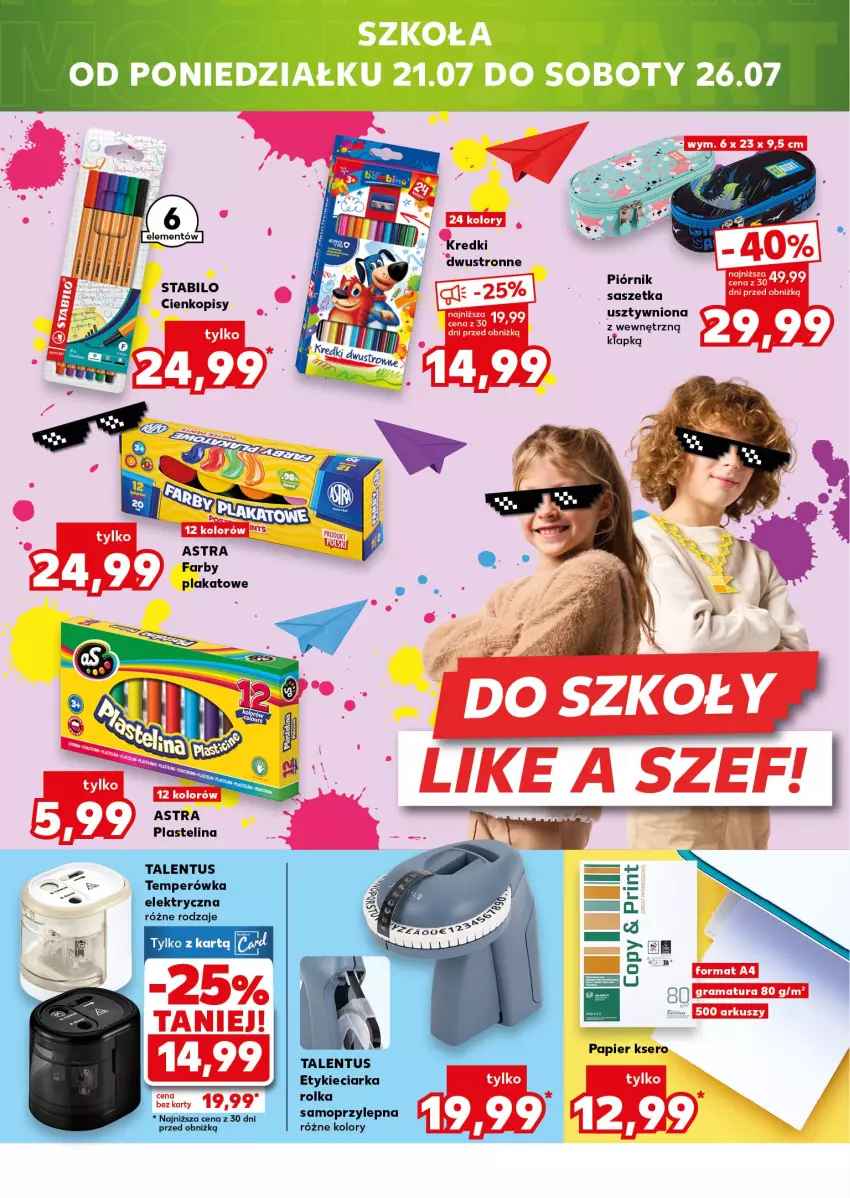 Gazetka promocyjna Kaufland - Kaufland - ważna 17.07 do 23.07.2025 - strona 16 - produkty: Fa, Gra, Mop, Piórnik, Plastelina, Rama