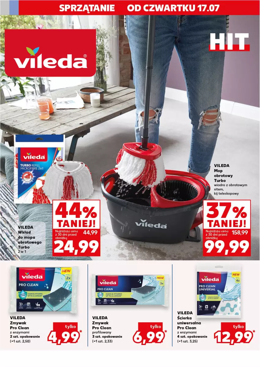 Gazetka promocyjna Kaufland - Kaufland - ważna 17.07 do 23.07.2025 - strona 4 - produkty: Leon, Mop, Teleskop, Vileda, Wiadro, Wkład do mopa