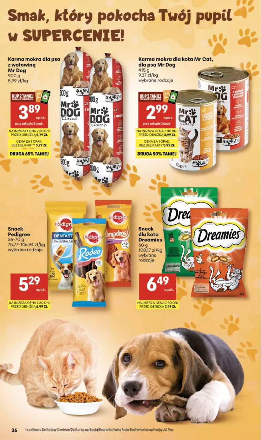 Gazetka promocyjna Delikatesy Centrum - Franczyza DC11 Czwartek - ważna 12.03 do 18.03.2026 - strona 36 - produkty: Koc, Pedigree, Rum