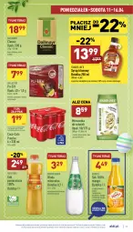 Gazetka promocyjna Aldi - Pełny katalog - Gazetka - ważna od 16.04 do 16.04.2022 - strona 17 - produkty: Sok, Gin, Dallmayr, Kawa mielona, Kawa, Coca-Cola, Tera, Sałat, Syrop, Woda mineralna, Woda, Herbata, Mango, Hortex