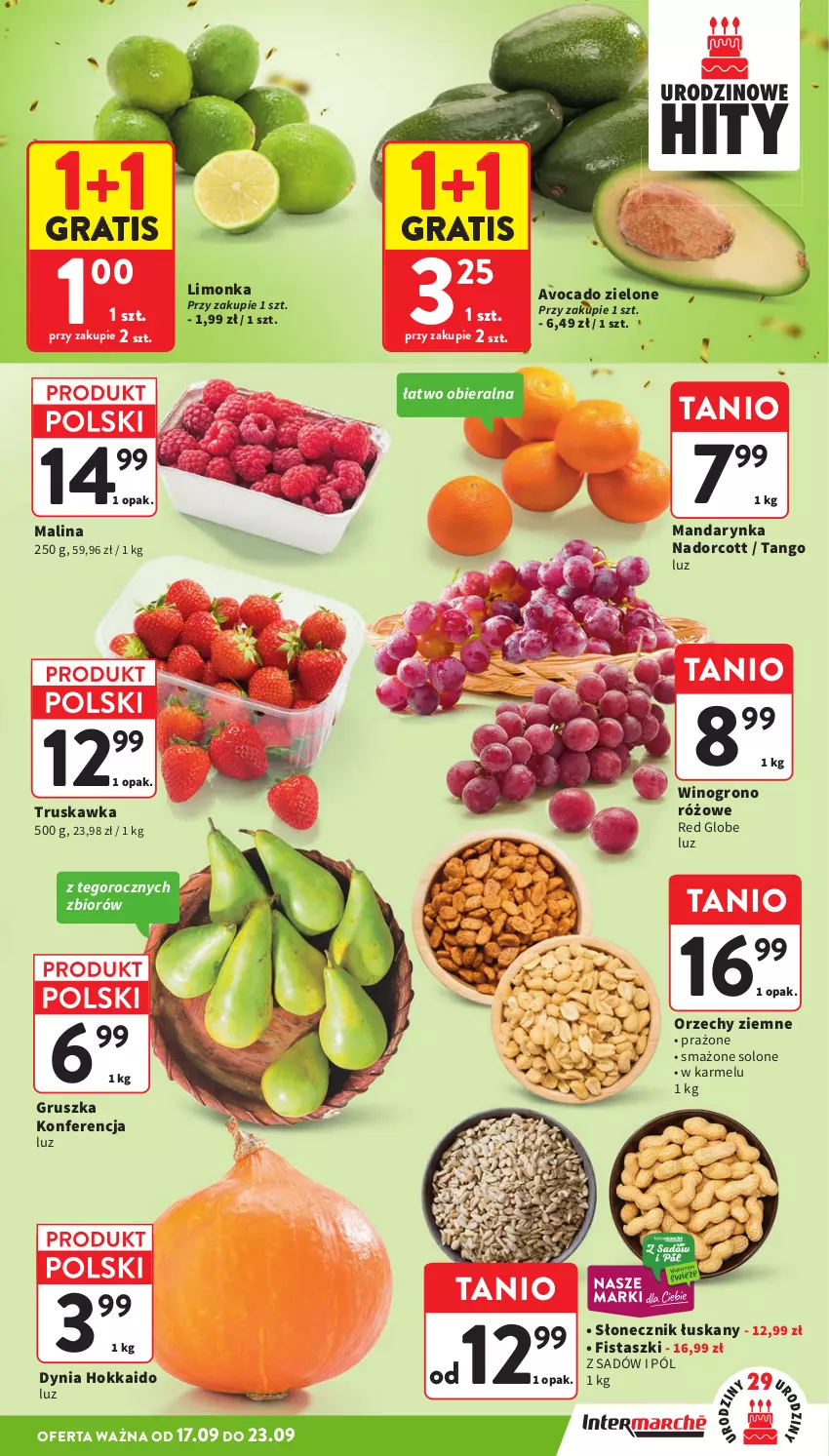 Gazetka promocyjna Intermarche - Gazetka promocyjna - ważna 17.09 do 23.09.2026 - strona 11 - produkty: Avocado, Gra, Limonka, Wino