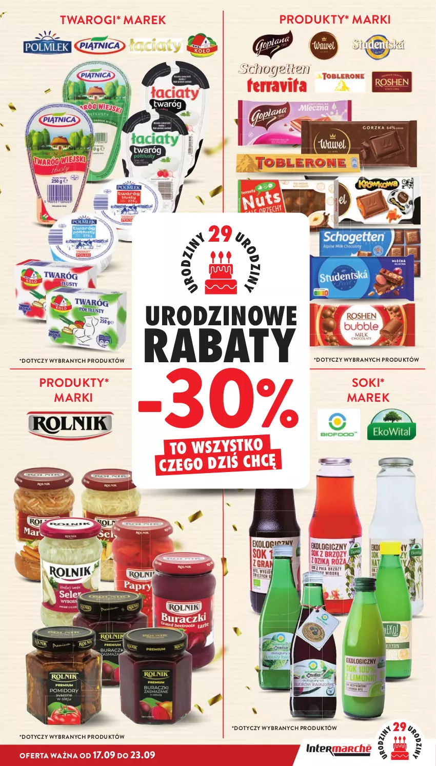 Gazetka promocyjna Intermarche - Gazetka promocyjna - ważna 17.09 do 23.09.2026 - strona 7 - produkty: Sok