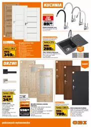 Gazetka promocyjna Obi - Gazetka OBI - Gazetka - ważna od 20.05 do 20.05.2025 - strona 19 - produkty: Klamka, Top, Sos, Ser, Por, Gra, Bateria kuchenna, Zlew, Skrzydło drzwiowe, Kuchnia, Szafka, Syfon, Bateria, Drzwi zewnętrzne, Drzwi, Lakier, Fa